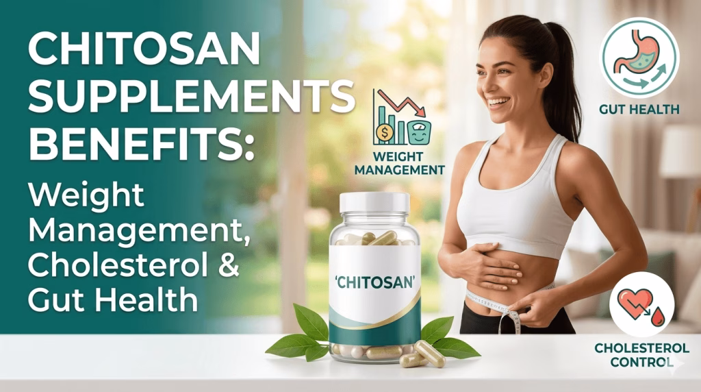 Chitosan Supplements Benefits - Weight Management, Cholesterol & Gut Health - Earth Conscious Solutions